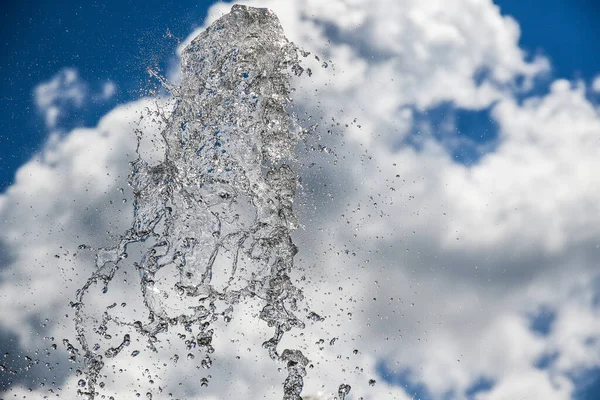 Vatten Stänk Skyn — Stockfoto