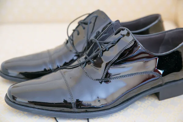 Accessoires Marié Chaussures Noires — Photo