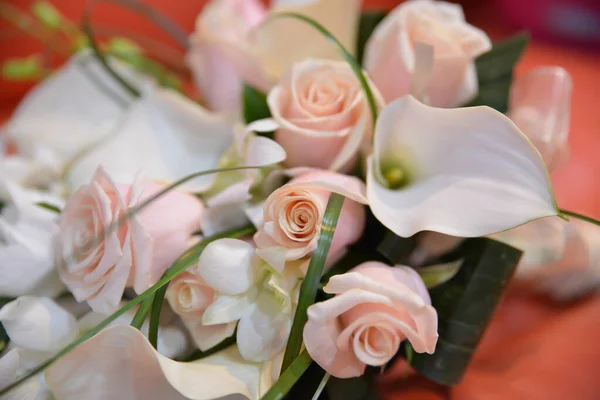 Bouquet Fleurs Mariage Arrangements — Photo