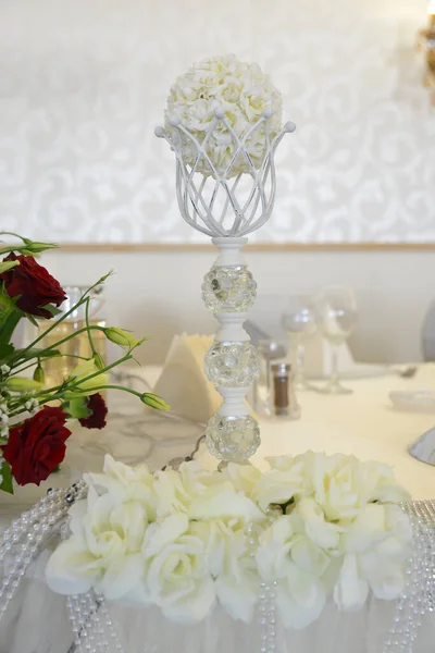 Esküvői Fogadás Asztali Elrendezése — Stock Fotó