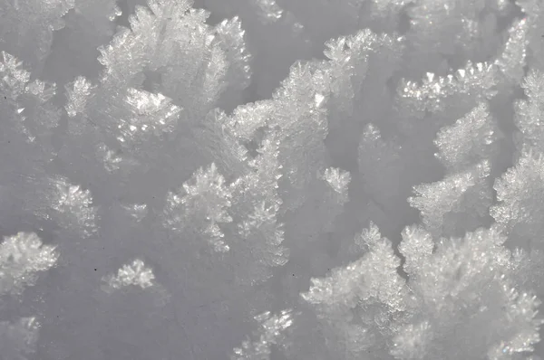 Copos Nieve Abstractos Detalles Textura — Foto de Stock
