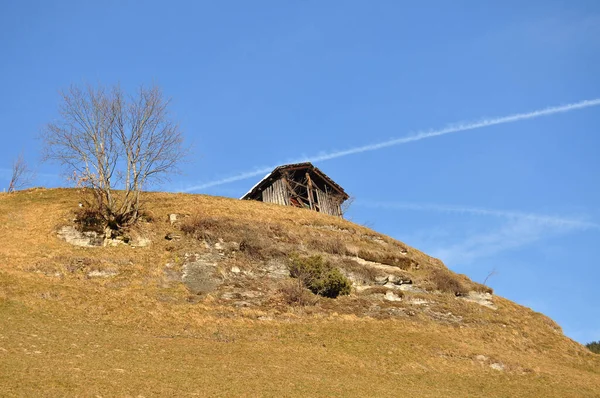 Winterlandschap Oostenrijkse Alpen — Stockfoto