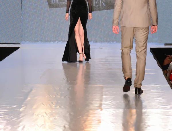 Timisoara Romania Maggio 2019 Modella Passerella Alla Timisoara Fashion Week — Foto Stock