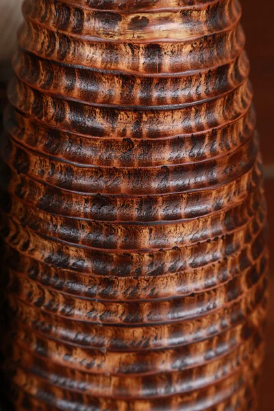 Kézműves kókusz héj váza - textúrák — Stock Fotó