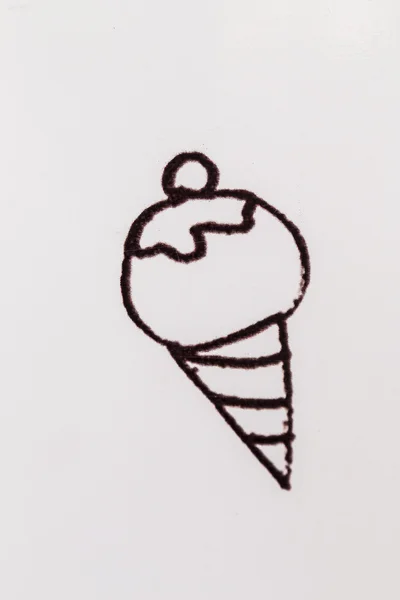 Fresh ice-cream version also available in gallery — Zdjęcie stockowe