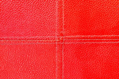 Kırmızı deri sorunsuz closeup doku.