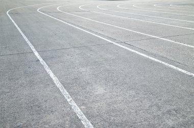 Koşu parkuru beton zemin doku