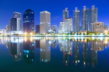 Bina Modern iş merkezleri Bangkok twilgi, peyzaj