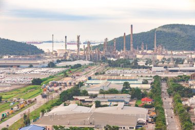 Petrokimya tesisleri, endüstriyel binalar