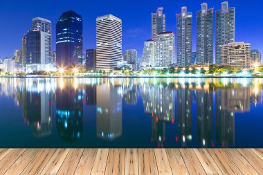 Bina Modern iş merkezleri Bangkok twilgi, peyzaj