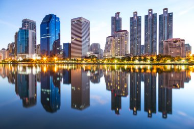 Bina Modern iş merkezleri Bangkok twilgi, peyzaj