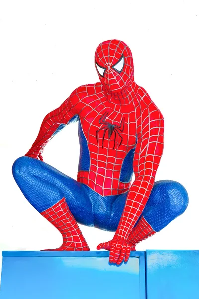 Ayuttaya, Tayland - 15 Kasım 2015: Spider-Man modeli sit
