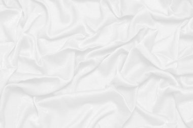 beyaz kumaş arka plan yumuşak kırışık kumaş patrem ve yüzey