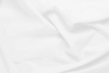 beyaz kumaş arka plan yumuşak kırışık kumaş patrem ve yüzey