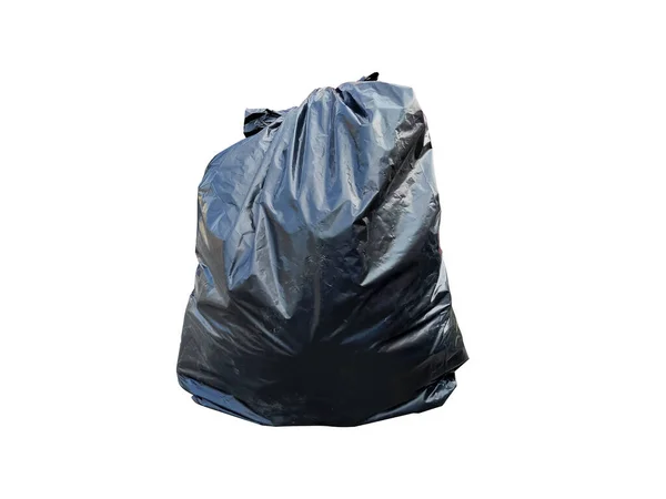 Gray Plastic Garbage Bags For Waste Packed Separation Isolated On
