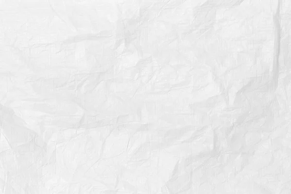 Белый Скомканный Бумажный Фон Белая Ткань Сгибает Ткань — стоковое фото