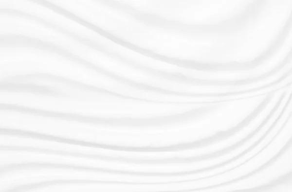 Beyaz Kumaş Arka Plan Yumuşak Kırışık Kumaş Patrem Yüzey — Stok fotoğraf