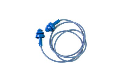 Beyaz Arkaplanda Mavi Kulak Tuşları