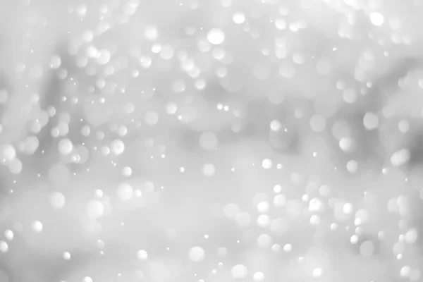 White Glitter Vintage Lights Hintergrund Weißer Bokeh Hintergrund — Stockfoto