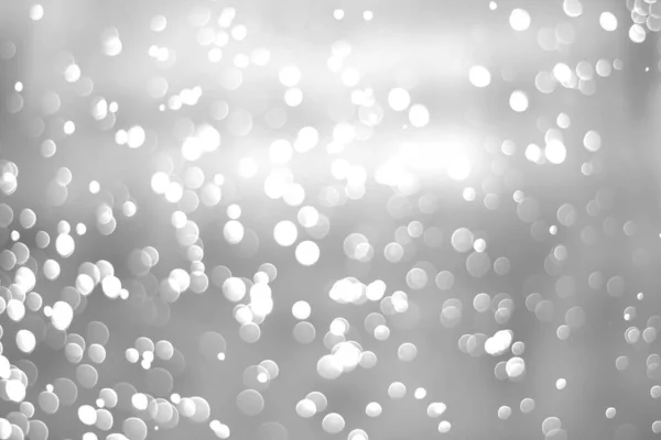 White Glitter Vintage Lights Hintergrund Weißer Bokeh Hintergrund — Stockfoto