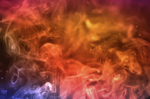 Rainbow Texture Astratta Smoke Sfondo Luce Colore Fumo — Foto Stock