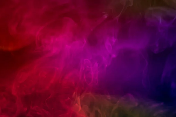 Rainbow Texture Astratta Smoke Sfondo Luce Colore Fumo — Foto Stock