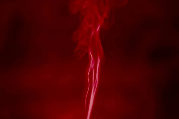 Rosso Texture Astratta Smoke Sfondo — Foto Stock