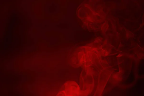 Czerwona Abstrakcyjna Tekstura Smoke Tło — Zdjęcie stockowe