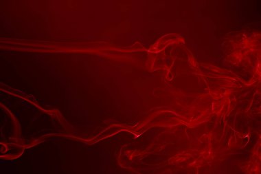 Gökkuşağı soyut doku duman arka planı. Kırmızı duman rengi ışığı.