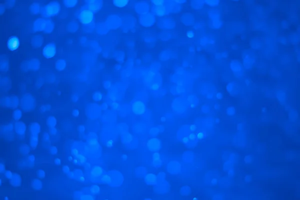 Blaue Glitzernde Vintage Lichter Hintergrund Weißes Bokeh Auf Blauem Hintergrund — Stockfoto
