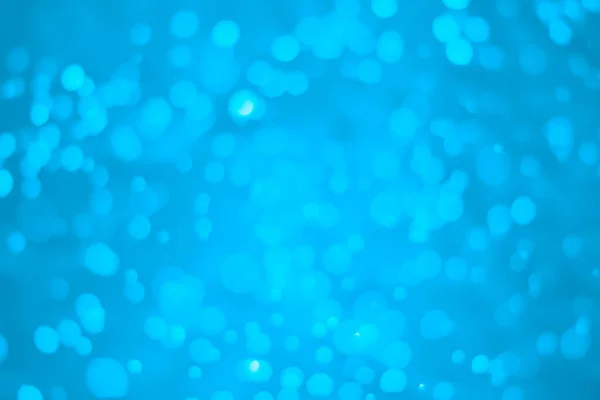 Blaue Glitzernde Vintage Lichter Hintergrund Weißes Bokeh Auf Blauem Hintergrund — Stockfoto