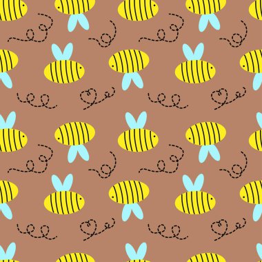 Kahverengi arka planda benekli bukleleri olan pürüzsüz bir tuval. Vektör çizimi. Sevgililer Günü.