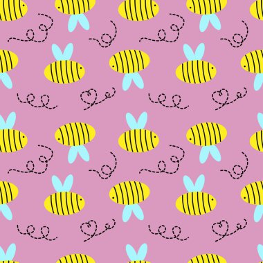 Pembe arka planda noktalı bukleleri olan kusursuz bir tuval. Vektör çizimi. Sevgililer Günü.