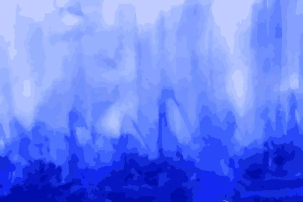 水彩色の青の背景 手作りだ 水彩イラスト 壁紙のスクリーンセーバー — ストックベクタ