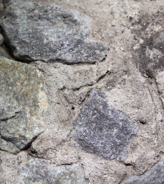 Gri taşlar. Fotoğraf.