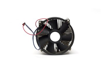 Bilgisayar bölümü - soğutucu. Fotoğraf.