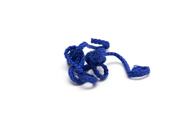 Blue intricate lace. Photo. — Stock Photo, Image