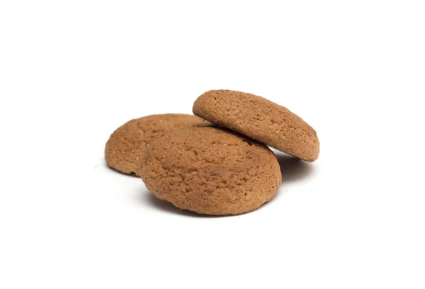 Kerek zabliszt cookie-kat. Fénykép. — Stock Fotó