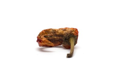 Kurutulmuş kırmızı biber. Fotoğraf.