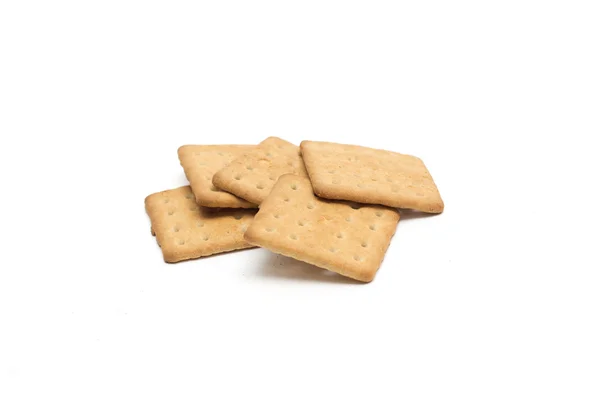 Biscoitos quadrados. Contexto. Foto . — Fotografia de Stock