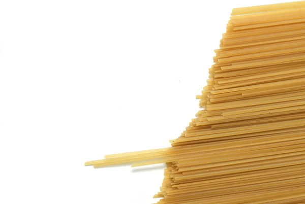 Žlutá těstoviny špagety. Foto. — Stock fotografie
