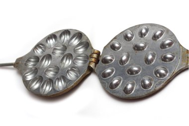 Çift Kişilik pişirme için pan. Fotoğraf.