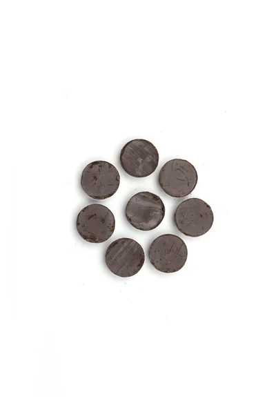 Chocolats ronds. Photographie . — Photo