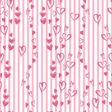 Sevgililer Günün kutlu olsun, Kusursuz Düzen. Vektör illüstrasyonu. 