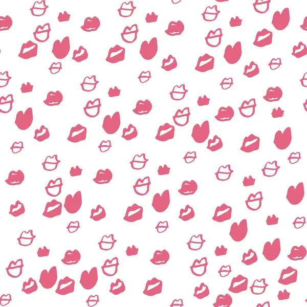 Happy Valentines Day Seamless Pattern Vector Illustration — Stock Vector