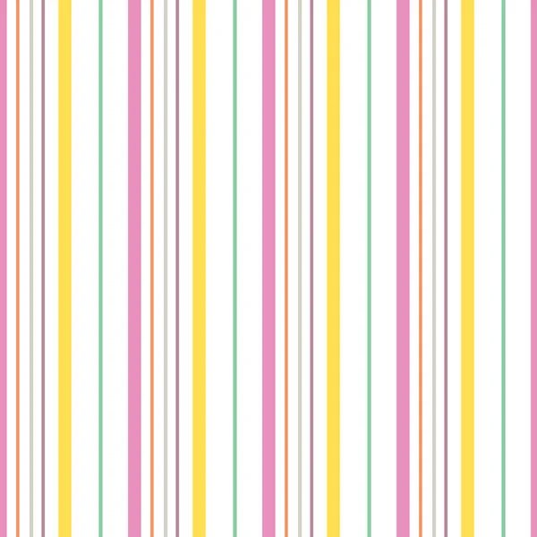 Easter Seamless Pattern Horizontal Pastel Colors Stripes Hand Drawn Vector — Stock Vector