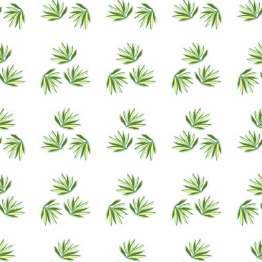 Kusursuz çocuk odası kalıbı. Tropik bitkiler, çiçekler.