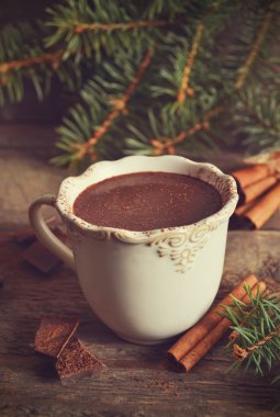 Şekerlemeli sıcak çikolata.