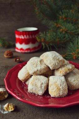 Noel çay kurabiyeleri toz şeker