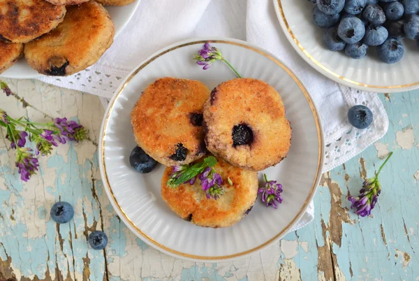 Süzme peynir Cheesecakes — Stok fotoğraf